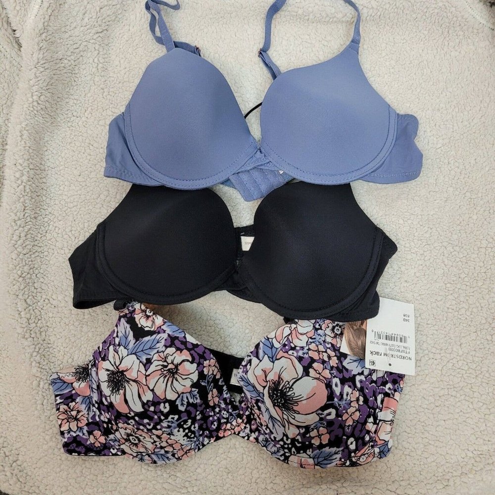 SALE 5/$25 Thalia Sodi Intimates Full Coverage Underwired T-Shirt Bra Set of 3